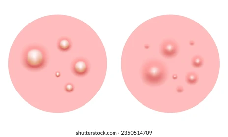 acne skin pimple vector illustration 260nw 2350514709