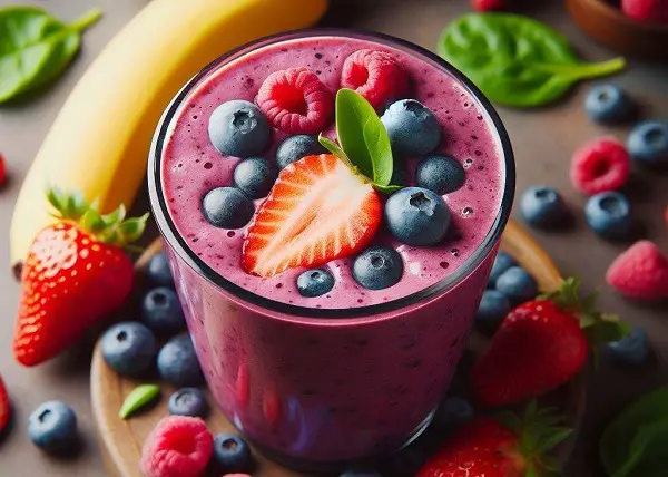 Berry Blast Smoothie, healthy juices for kids