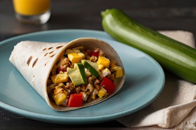 Breakfast Burritos with Whole Grain Wraps