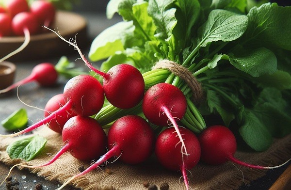 Radishes Vegetables in Season April