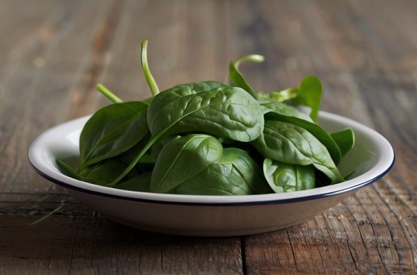 Spinach Vegetables in Season April