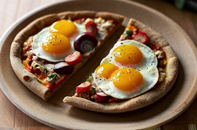 Whole Grain Breakfast Pizza