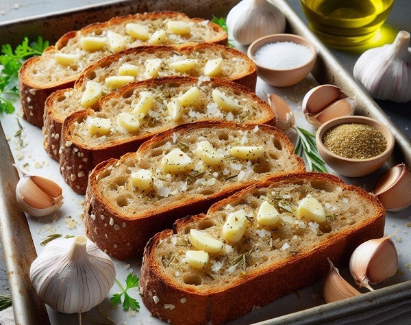 Whole Wheat Garlic Bread