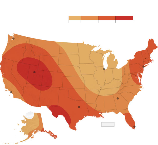 excessive heat america